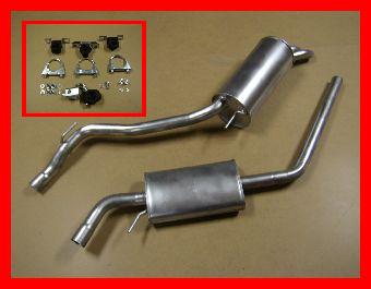 Auspuff Komplett VW 4 T4 2.5TDi TD lange/kurze Radstand MSD & ESD + Montagesatz