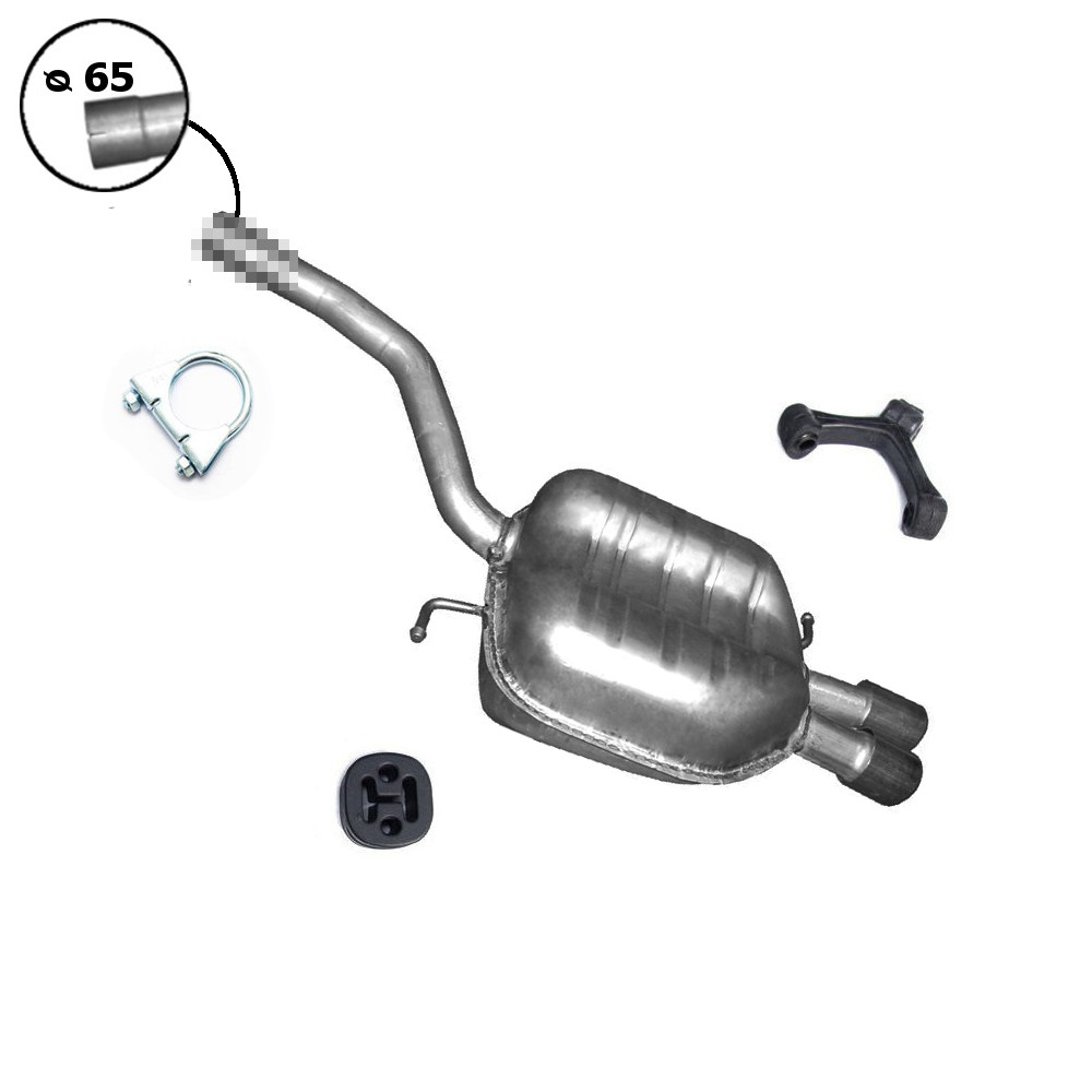 Vw Passat 1,6 Fsi 3C2 3C5 Mitteltopf Endtopf Auspuff Anbausatz